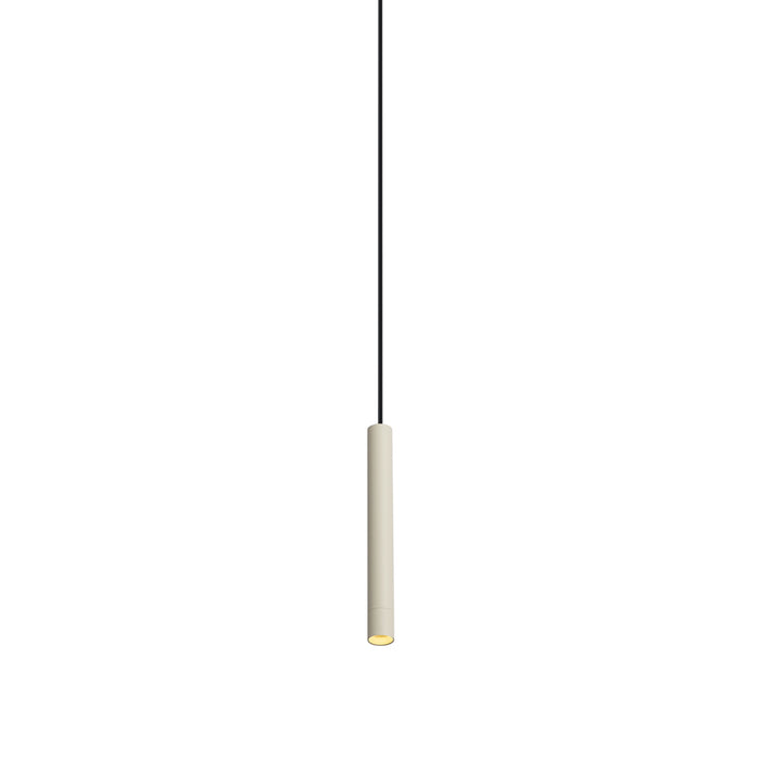 QAZQA Moderne hanglamp beige met zwart voor railsysteem 1-fase -
