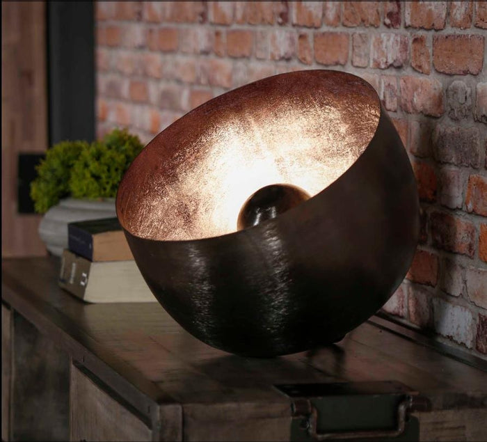 Giga Meubel - Tafellamp Zwart - 1-Lichts - 28x28x26cm - Basket