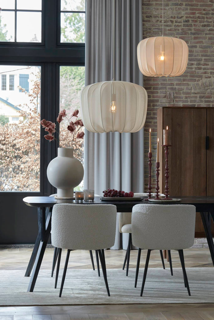 Light & Living Hanglamp Plumeria - Zand - Set Ø50+Ø60cm