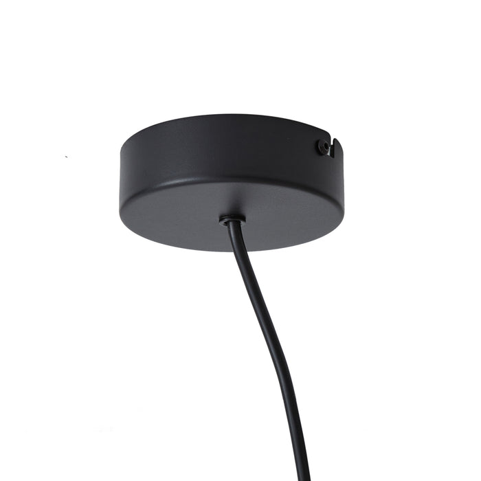 QAZQA Voeding met ronde bevestigingsplaat voor 1-fase rail zwart -