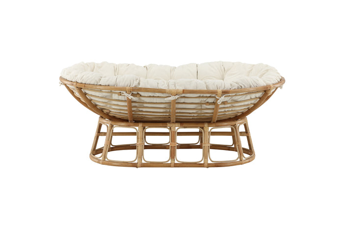 Fjôrd - Loungestoel Naturel Rotan - Mamasan