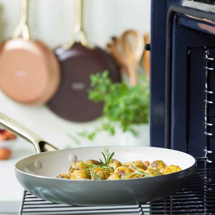 Greenpan Padova koekenpannenset 3 delig - copper, chocolate, quartz