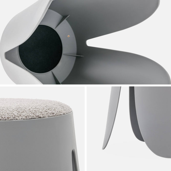 sweeek - Set van 2 stapelkrukken, Ø30 | 44 x H46cm