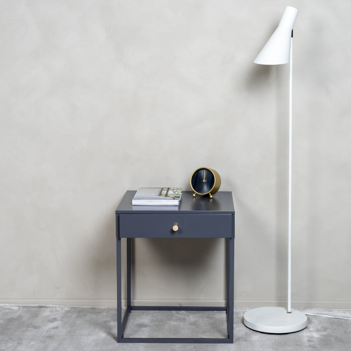 Fjôrd - Nachtkastje Grijs Staal - 43x41x50cm - Bakal