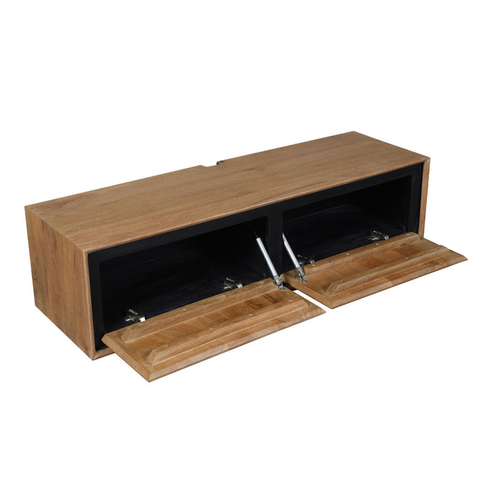 StarFurn - Tv-meubel Naturel Hout - 120x35x30cm - RichWood
