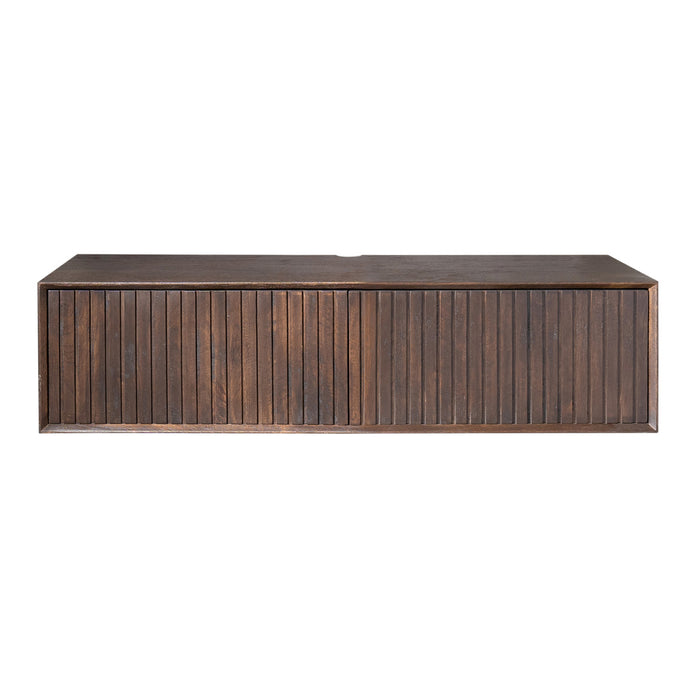 StarFurn - Tv-meubel Zwevend Bruin Hout - 120x35x30cm - Madison