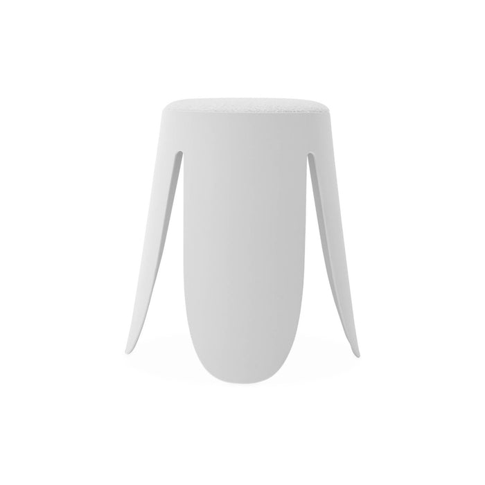 sweeek - Set van 4 stapelkrukken in boucléstof