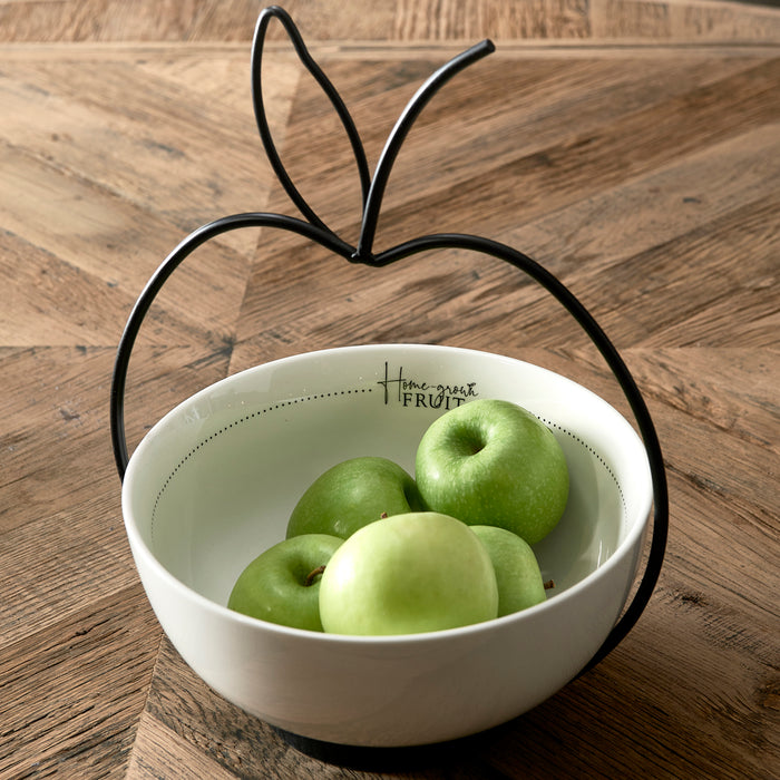 Riviera Maison Home Grown Fruit Bowl - 26.0x26.0x36.0 cm