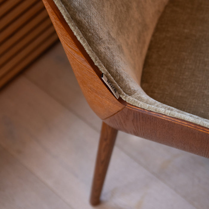 Dutchbone Taylor Eetkamerstoel Groen