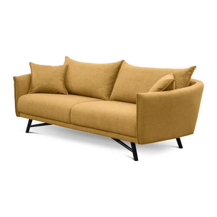 by fonQ Siora 3-zitsbank - Mosterd