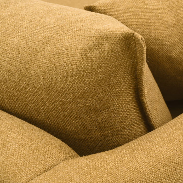 by fonQ Siora 3-zitsbank - Mosterd