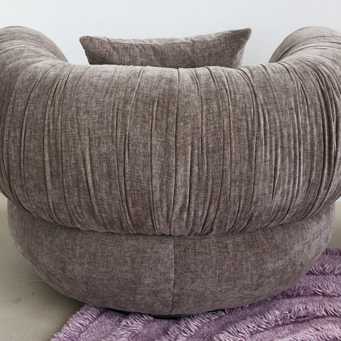 by fonQ Crown Fauteuil - Taupe / Structuur