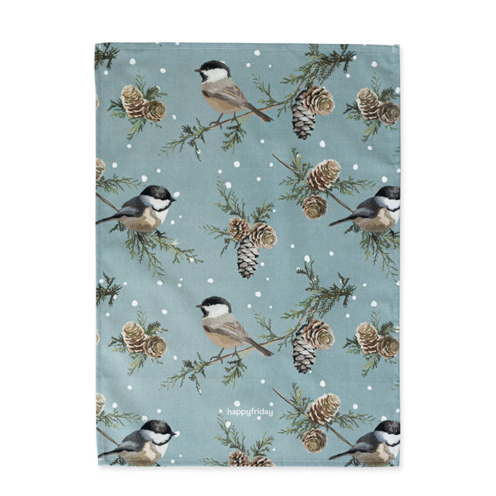 Sparrow Keukenhanddoek 2 stuks 70x50 cm Xmas, Veelkleurig, 100% katoen, de kwaliteit van 200 Gr x m2