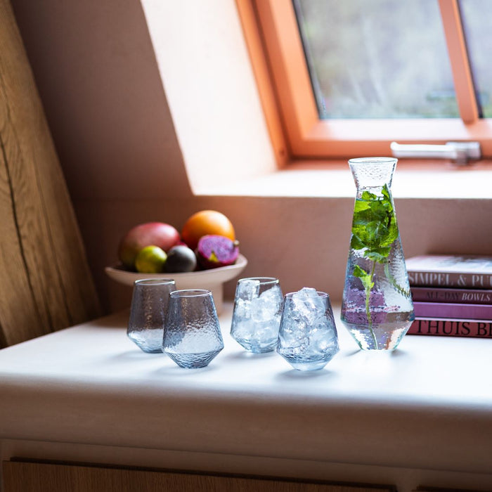 Waterglas Claude | Set van 4 | Wijnglas | 400ML | grijs