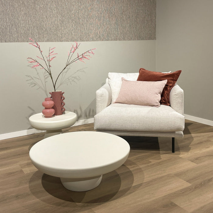 Brix - Salontafel Dune - Ivoor - MDF|Beton - 80 cm