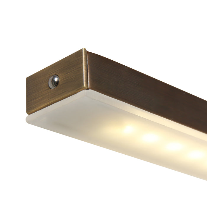 Steinhauer - hanglamp - Zelena LED - brons - kunststof metaal -