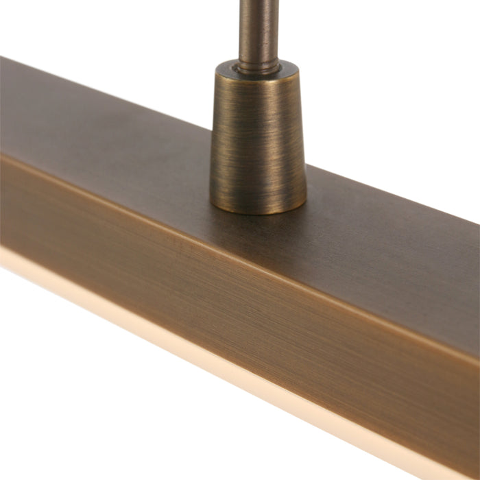 Steinhauer - hanglamp - Zelena LED - brons - kunststof metaal -