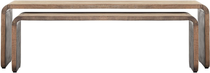 DTP Home Coffee table Evo,30x95x40 cm | 35x110x50 cm, recycled tea...