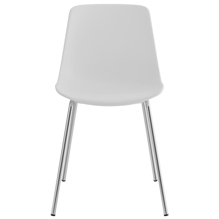 tectake® Kunststofstoelen Mave, ergonomisch, 120 kg - Set van 2