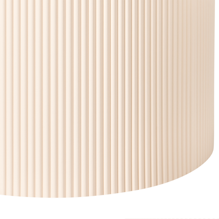 Beliani - NEWELL - Ronde eettafel - Lichtbeige - 120 cm - Hout