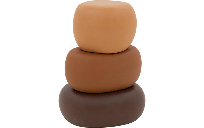 Goossens Bijzettafel Pebble, 65 x 49 cm