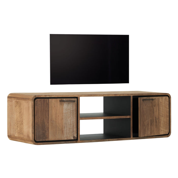DTP Home Hanging TV stand Evo small, 2 doors, 2 open racks,40x145x4...