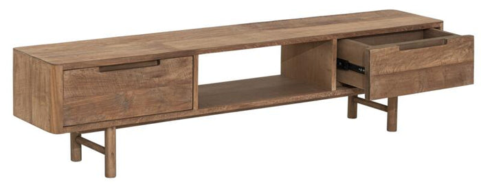 DTP Home TV stand Bliss No.1 small, 2 drawers, open rack,40x160x30...