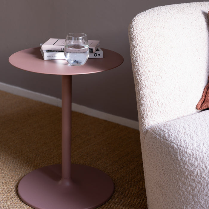 Spinder Design bijzettafel Lola - Misty Rose - Ø 40