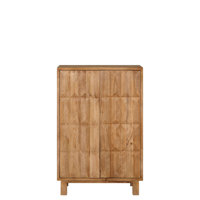Wandkast Portal - Bruin|Hout - Mango - Mangohout