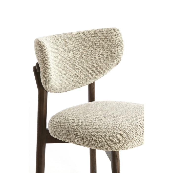 Light&living Eetkamerstoel 54,5x51x80,5 cm TROSA hout d bruin+crème...