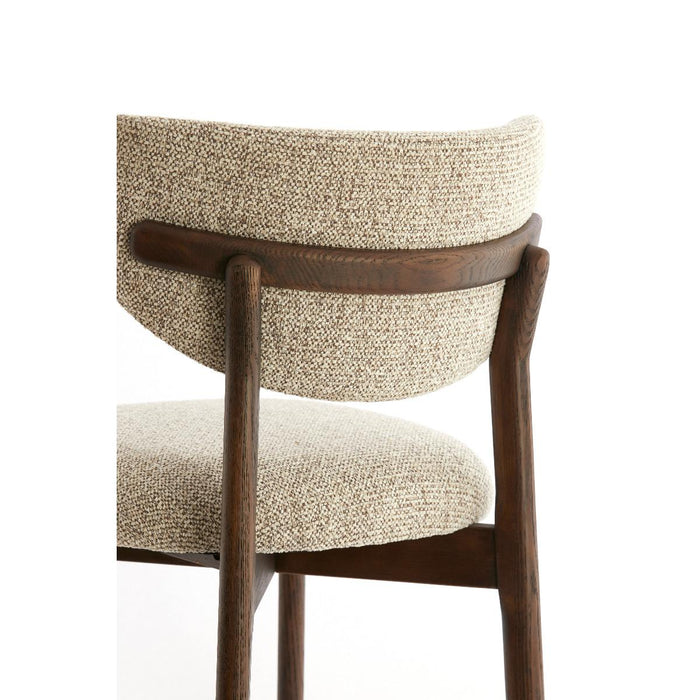 Light&living Eetkamerstoel 54,5x51x80,5 cm TROSA hout d bruin+crème...