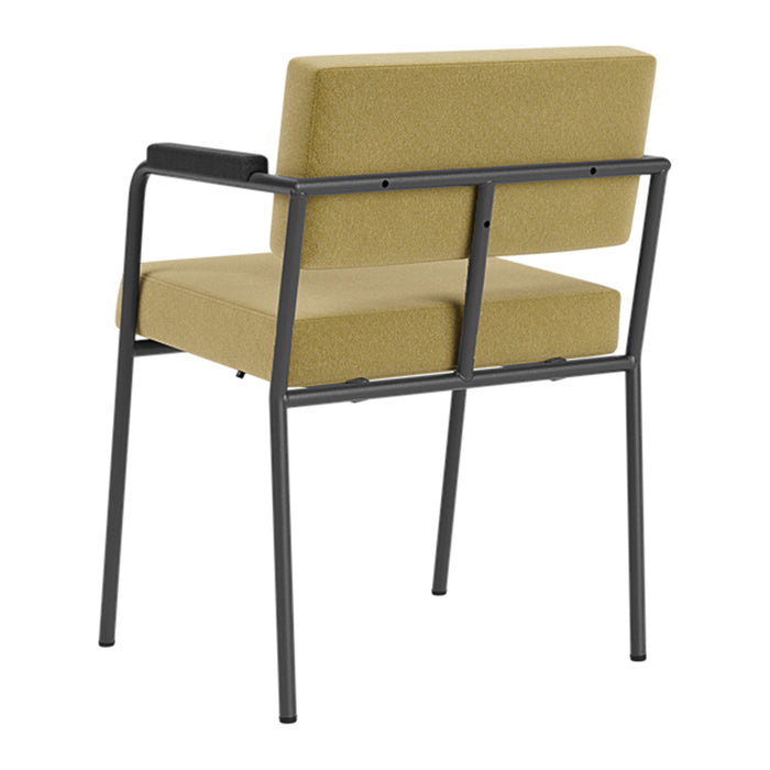 FÉST Monday Eetkamerstoel met Armleuning - Royal - Black / Pistache