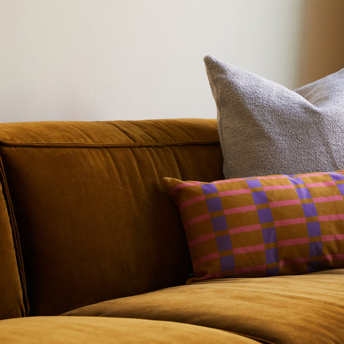 FÉST Striped Sierkussen 30 x 60 cm - Caramel