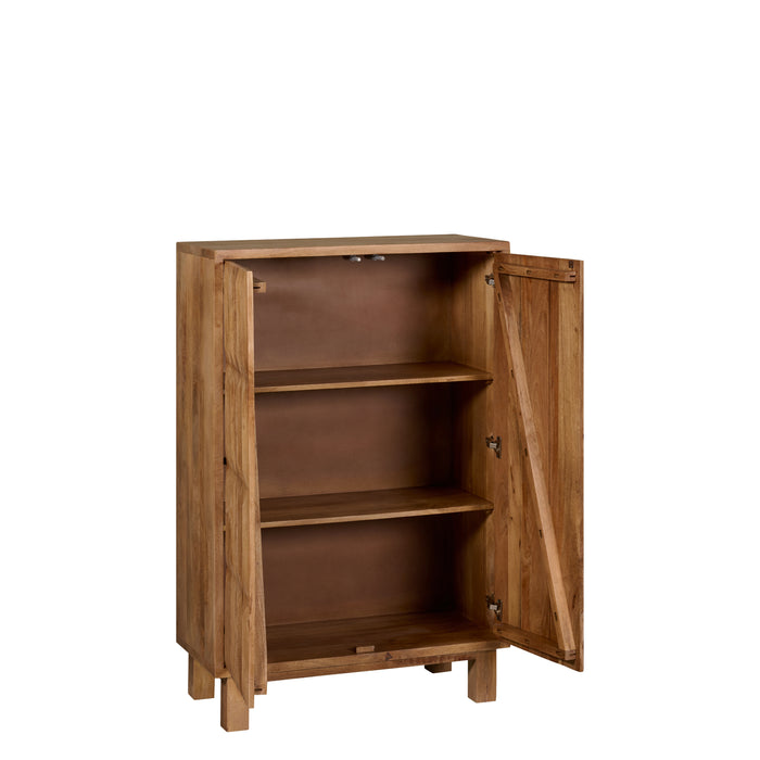 Wandkast Portal - Bruin|Hout - Mango - Mangohout