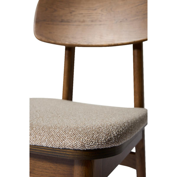 Nordic Home - Livo eetkamerstoel - donkerbruin|zand