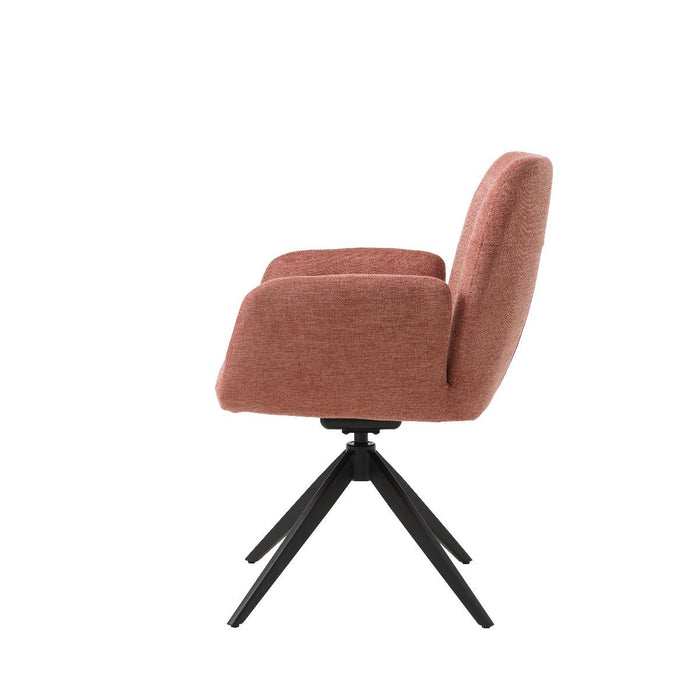 Nordic Home - Roxanne draaibare eetkamerstoel - rose