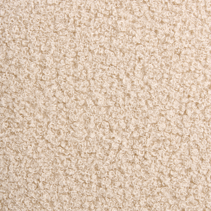 Beliani-EMBAR-Eetkamerstoel set van 2-Lichtbruin-Rubberhout|Bouclé