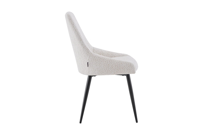 Eetkamerstoelen set van 4 Oscar Beige Boucle
