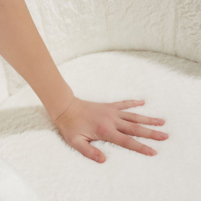 tectake® Fauteuil Stella, dikke vulling, 67x64x76cm