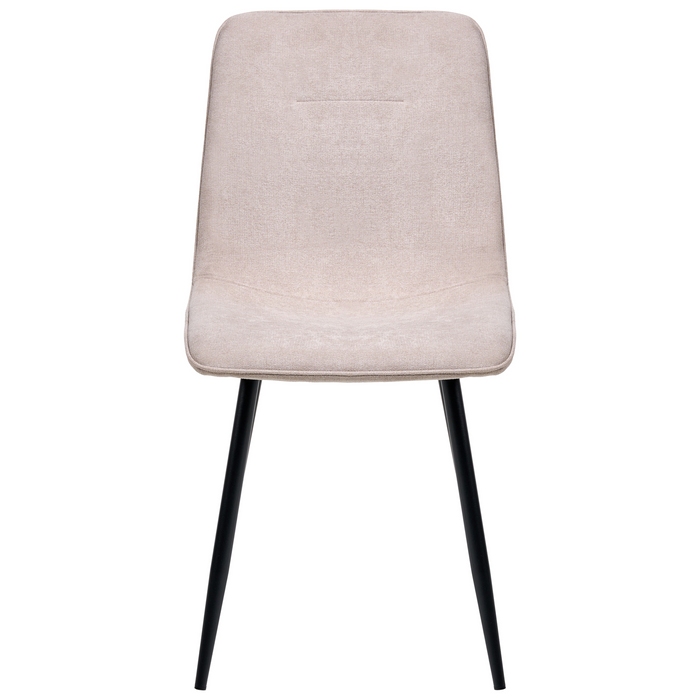 Beliani - TUSCOLA - Eetkamerstoel set van 4 - Beige - Stof