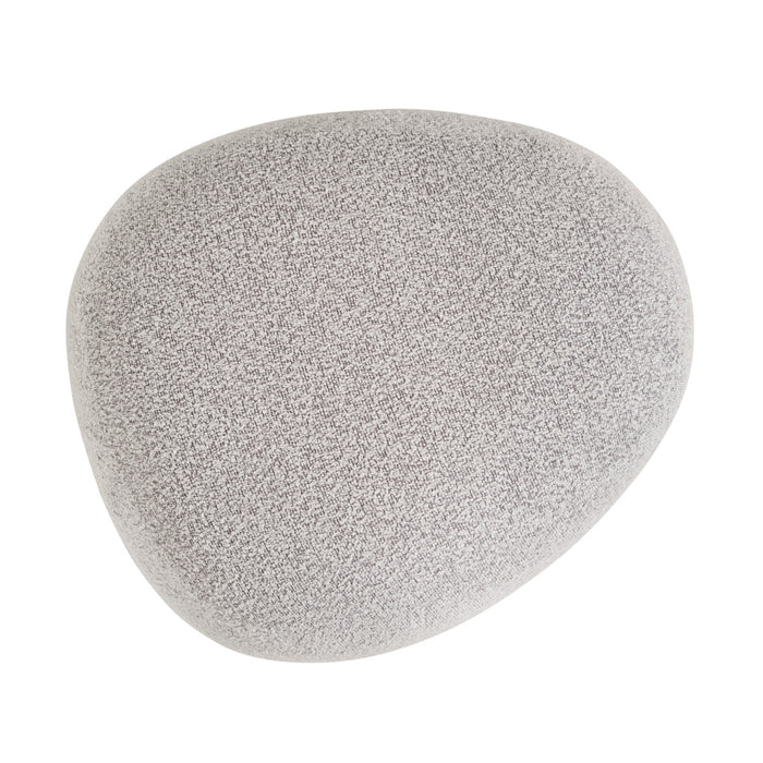 Giga Meubel - Poef Naturel Bouclé - 57x49x33cm - Milly
