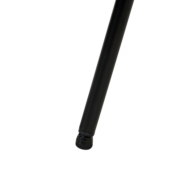 Beliani - LOLETA - Eetkamerstoel set van 2 - Lichtbruin - Stof