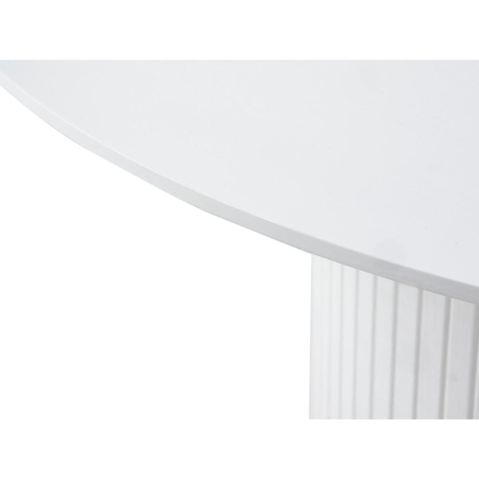 Nordic Home - Kelly ronde uitschuif eetafel Ø120-167 cm - wit