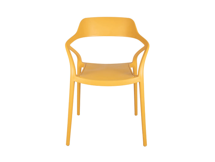 Leitmotiv - Eetkamerstoel Delicia - Okergeel