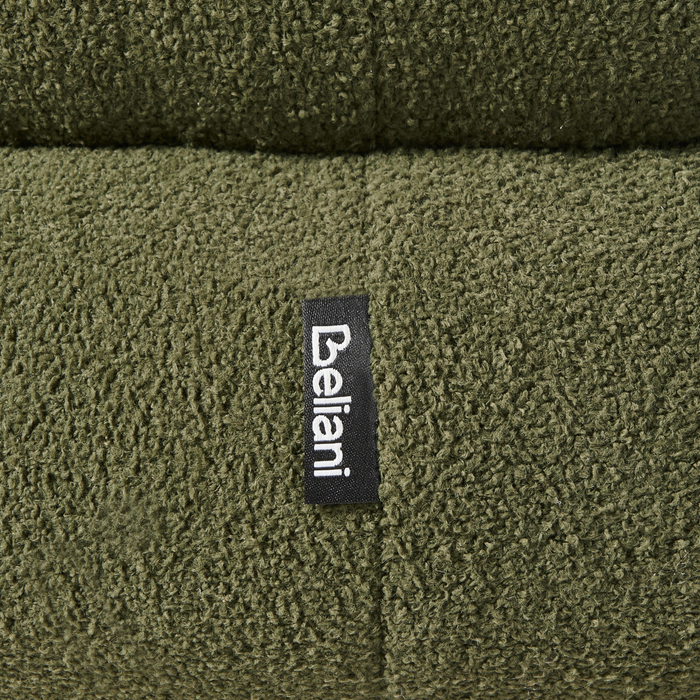 Beliani - SUMPTER - Poef - Groen - Bouclé