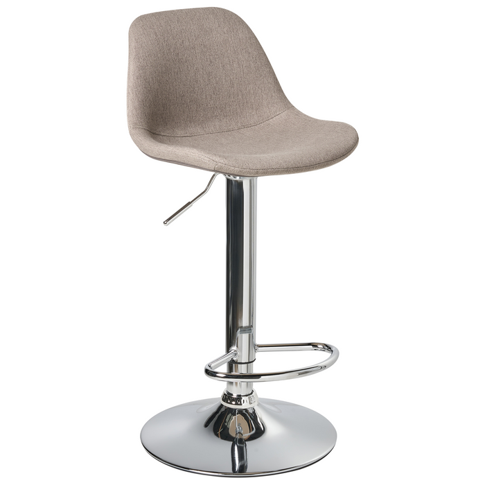 Beliani - KAHLA - Barkruk set van 2 - Taupe - Bouclé