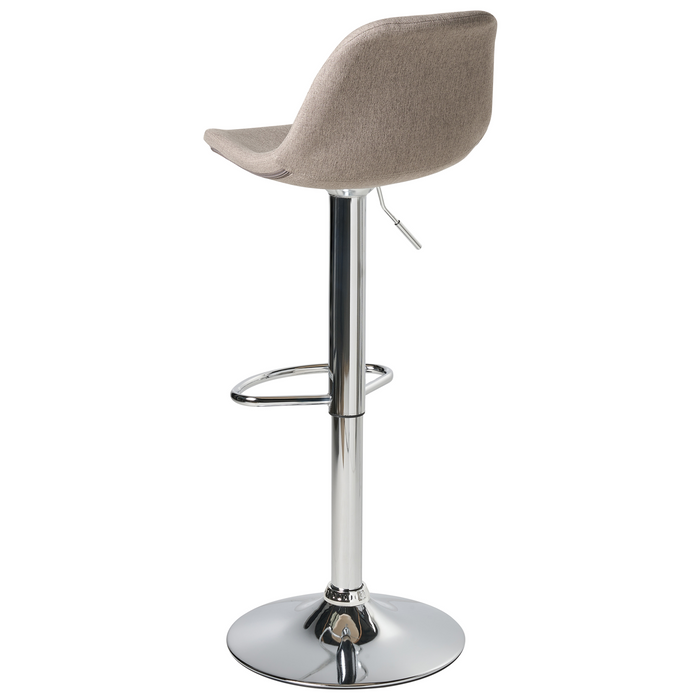 Beliani - KAHLA - Barkruk set van 2 - Taupe - Bouclé