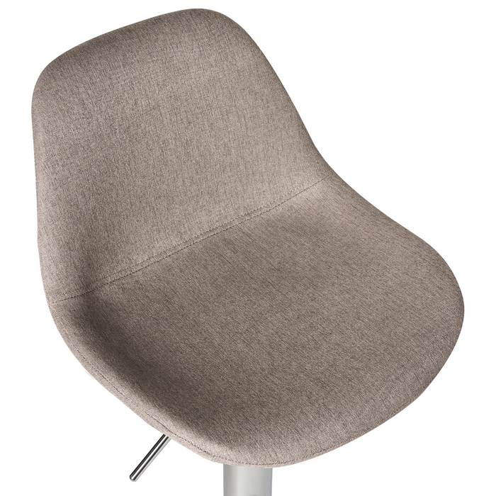 Beliani - KAHLA - Barkruk set van 2 - Taupe - Bouclé