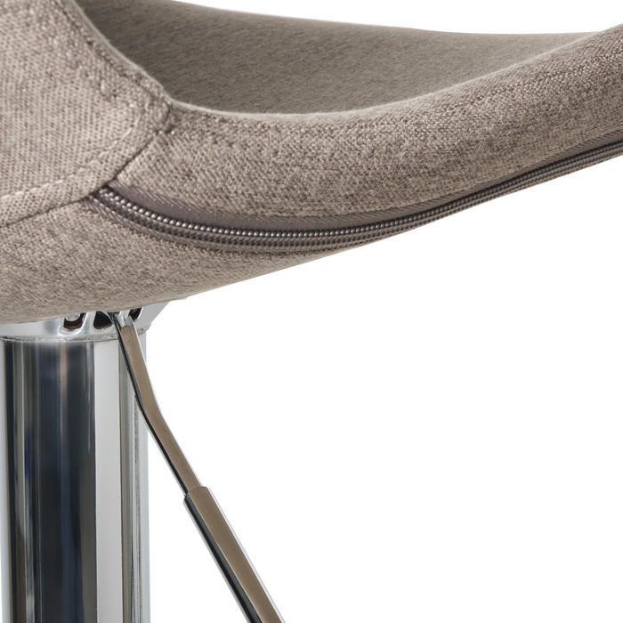 Beliani - KAHLA - Barkruk set van 2 - Taupe - Bouclé