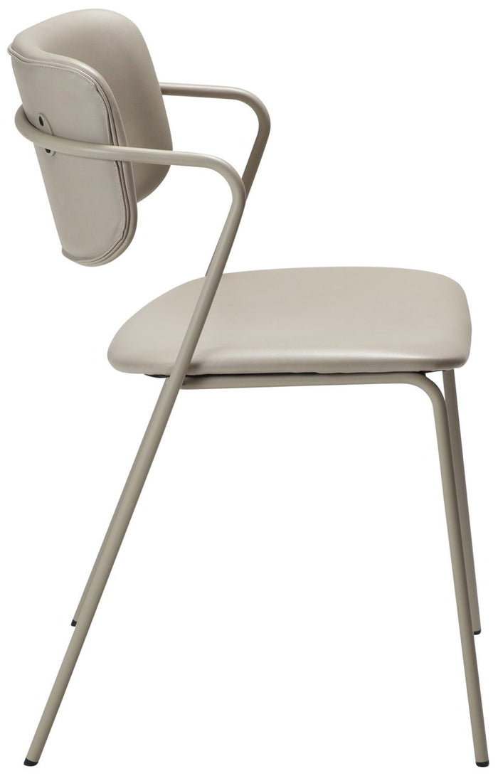 Dan-Form Zed Eetkamerstoel Cashmere Kunstleer set van 2